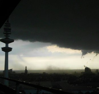 Unwetter über Hamburg Unwetter über Hamburg