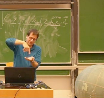 Dozent im Hörsaal Dozent im Hörsaal