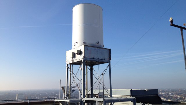 Wetterradar auf dem Geomatikum Wetterradar auf dem Geomatikum