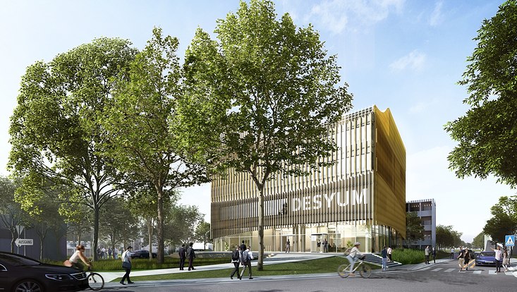 Visualisation of the DESY visitor centre DESYUM.