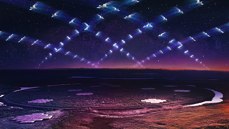 Radiowellen großer Satelliten-Konstellationen können die astronomische Forschung gefährden