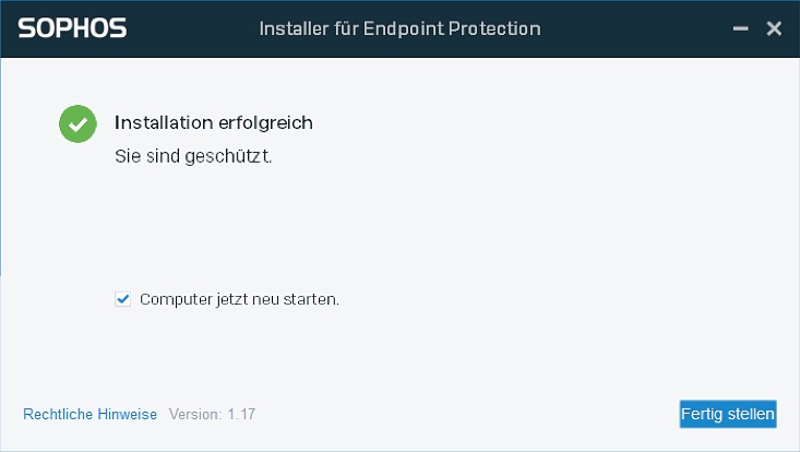 07-installation-fertig-733x414 Screenshot der Sophos-Installation