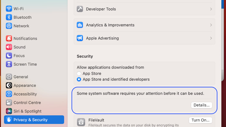 Screenshot der Sophos-Installation