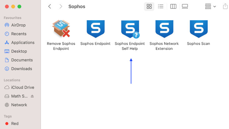 Screenshot der Sophos-Installation
