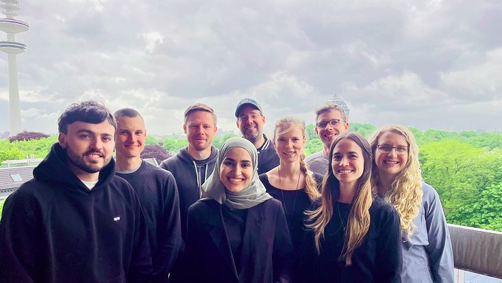 Gruppenfoto der neuen Nachwuchsgruppe „Meat The Bioeconomy“