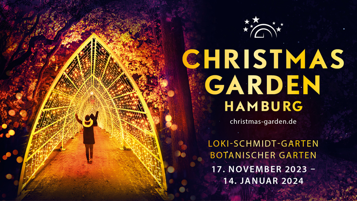 Poster Christmas Garden Hamburg