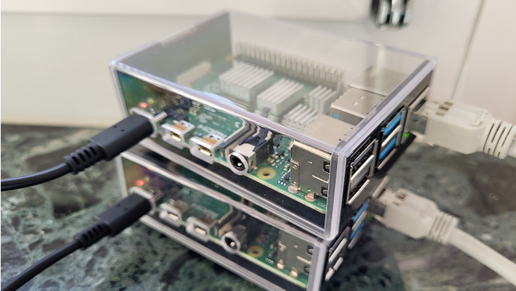 Picture of two Raspberry Pis
