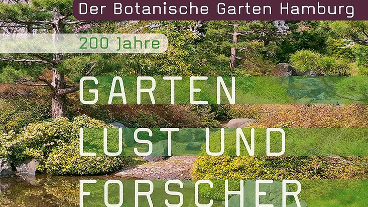 Ausschnitt des Covers vom Buch 200 Jahre Botanischer Garten Hamburg