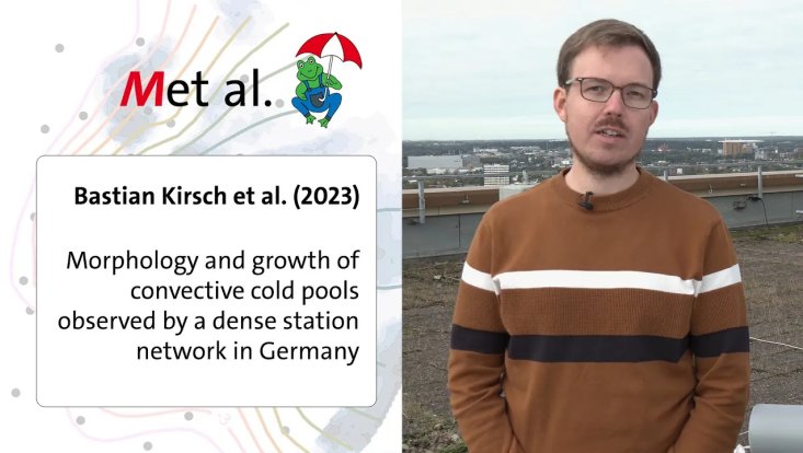 Titelbild des Videos mit Bastian Kirsch über Cold Pools