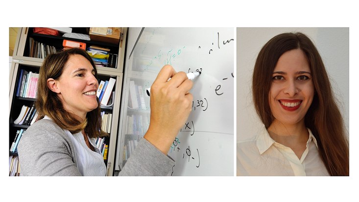 The winners of the Beate Naroska Guest Professorship 2023, Mariana Graña (senior, left) and Jennifer Schober (junior, right).