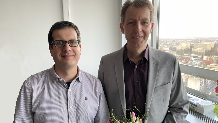 F. Ament und V. Matthias im Doppelporträt