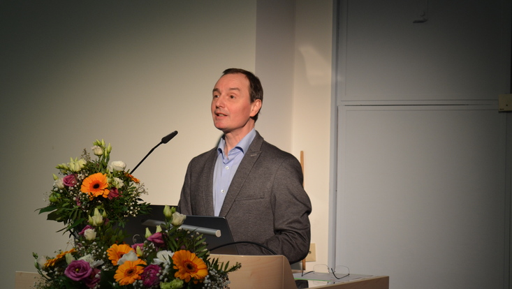 Unser Moderator des Abends Prof. Dr. Hannes Federrath