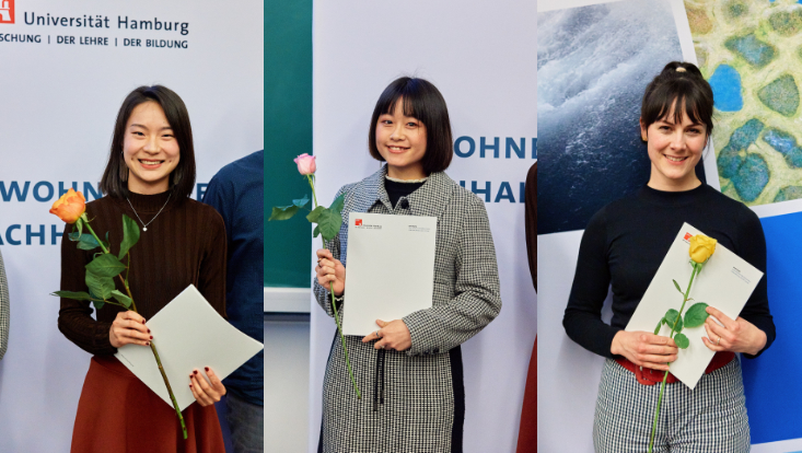 PhDs Ge Cheng, Ya-Qing Zhan, Eva Ostertag