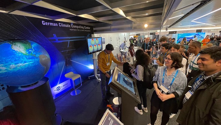 Der Stand von CEN, CLICCS und DKRZ auf der EGU 2023 in Wien