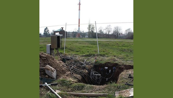 husco2-03 Erdbodenstation am Wettermast Hamburg