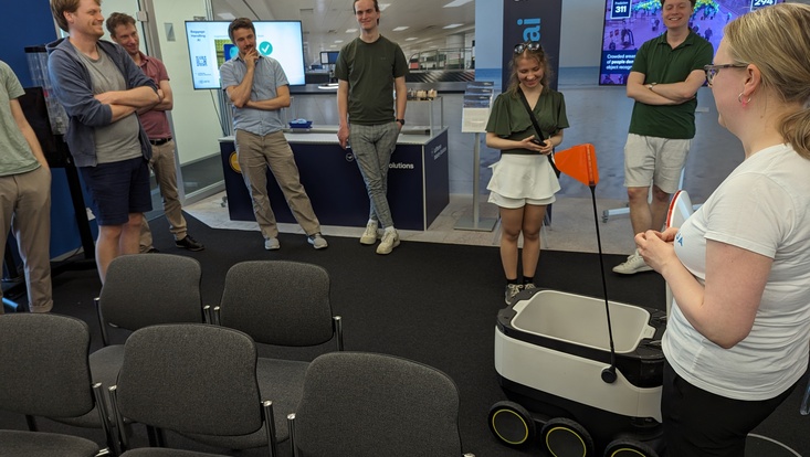 photos from our visit to the showroom