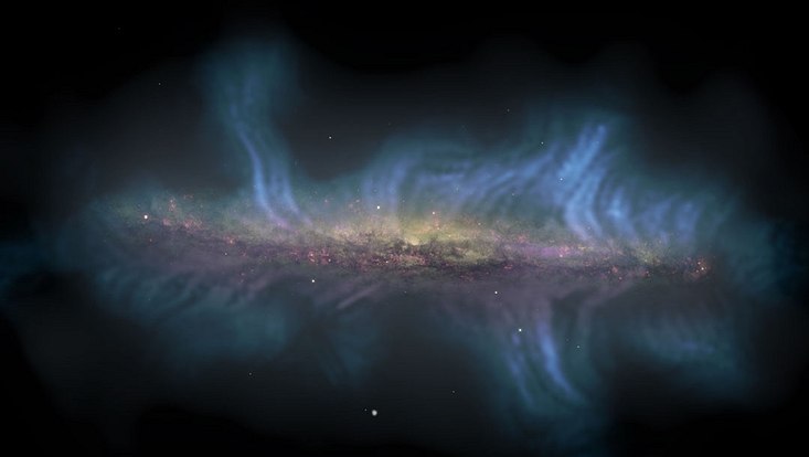 picture showing halos aof a galaxy