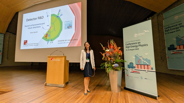 Erika Garutti at the the EPS HEP conference