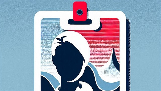 Motif of security badge