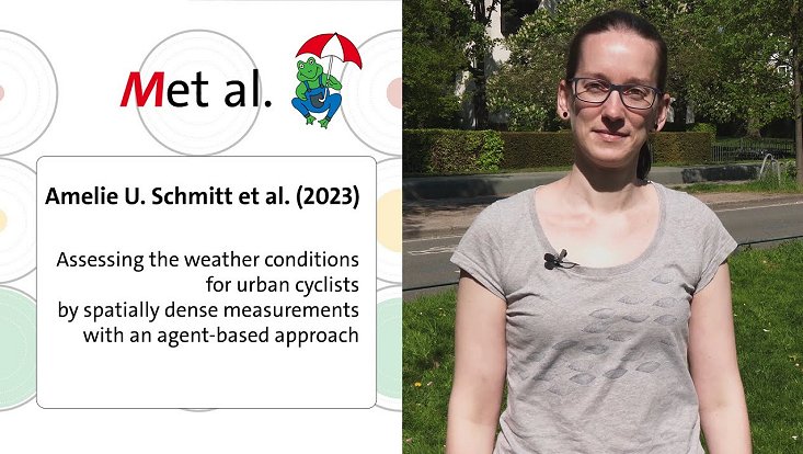 Titelbild des Videos mit Amelie Schmitt über das Fahrradwetter in Hamburg