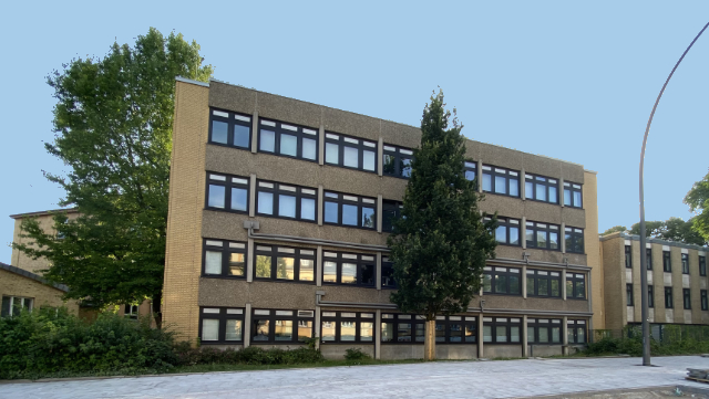 Jungiusstraße 11C von der Jungiusstraße aus gesehen