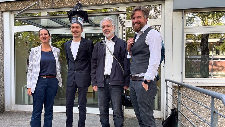 PhD Defense of german student Jacob Mathias Egge from AG Garutti