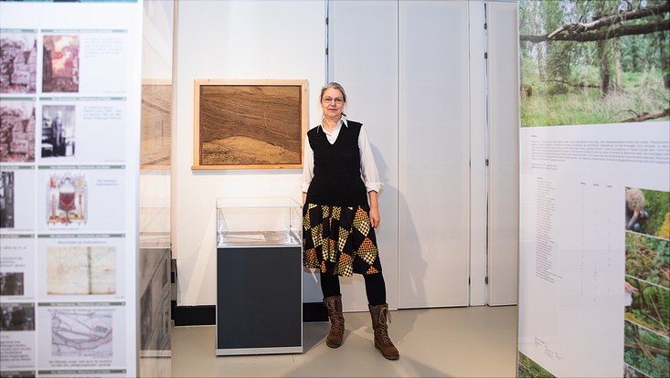 exhibition-12 Nana Petzet at the vernissage