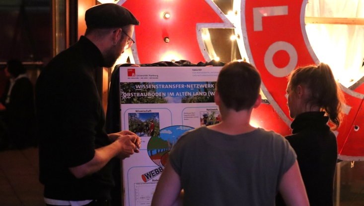 Vorstellung des WEBB-Transferprojekts beim Citizen Science Forum 2024 im JUPITER in Hamburg