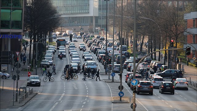 Stadtverkehr in Hamburg