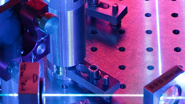 Laserversuch