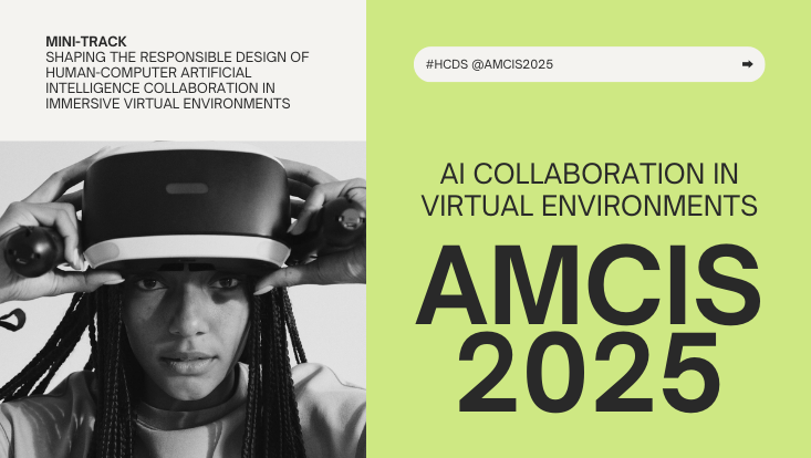 zu sehen ist eine Werbegrafik für die AMCIS 2025