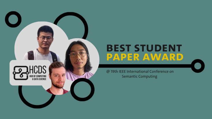 Die Abbildung zeigt die Forschenden des HCDS die den Best Paper Award gewonnen haben