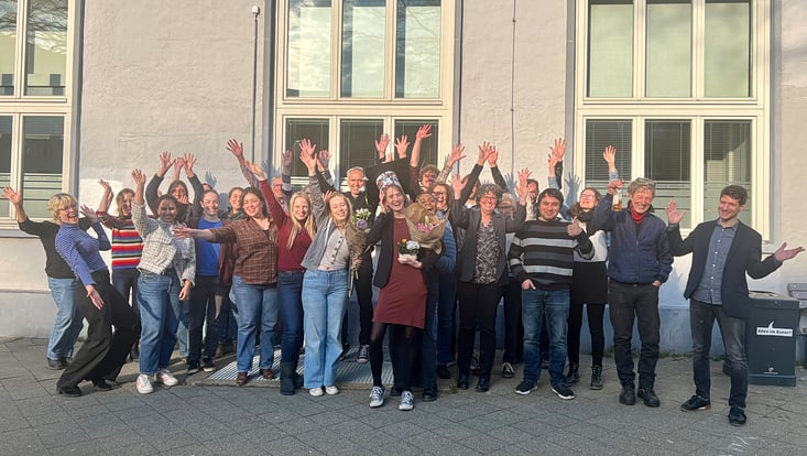 Group picture with Friederike Neiske