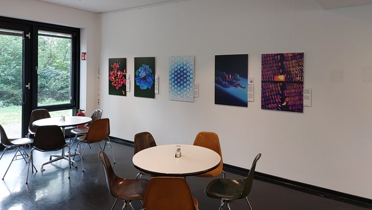 Cafe-733x414 Blick auf fünf Bilder in der Cafeteria