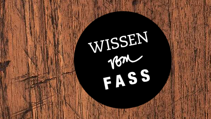 Logo Wissen vom Fass auf Holz