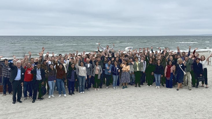 Gruppenbild am Strand