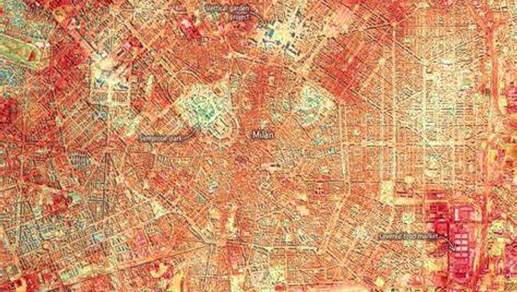 Heat risk map