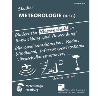 Studier Meteorologie – mit modernster Messtechnik! Meteorologie: Modernste Messtechnik in Entwicklung und Anwendung!