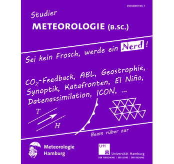 Studier Meteorologie – und werde ein Nerd! Meteorologie: Sei kein Frosch, werde ein Nerd!