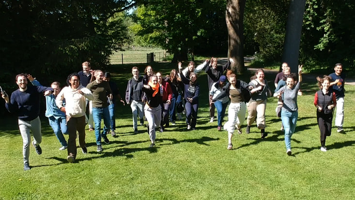 Silly picture of the Climate Modelling group 2025