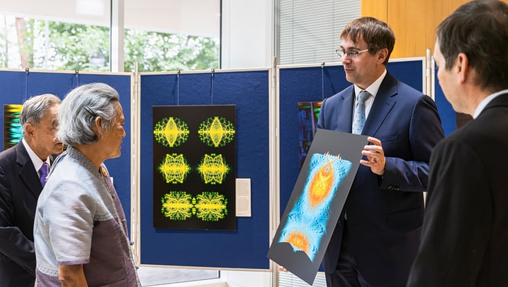 The princess receives a picture.