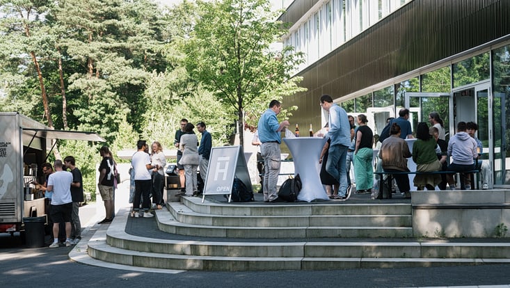 Anstehen am Food Truck