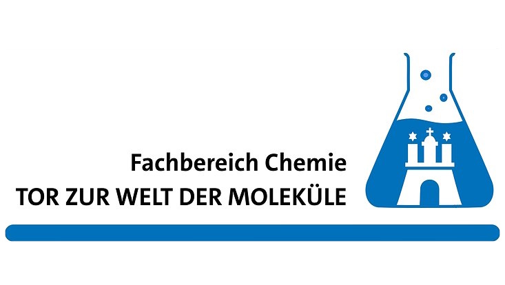 Erlenmeyerkolben und Schriftzug
