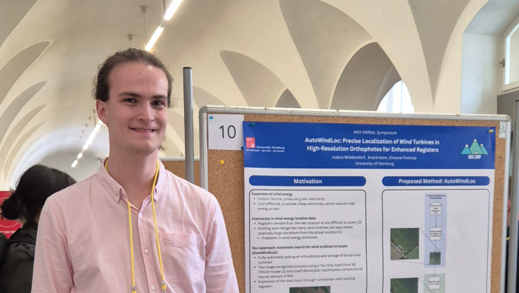 Justus Middendorf at the 44th EARSeL symposium