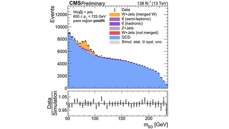 2-graph-c-cms-collaboration-733x414 Distribution of measured mass compared to predictions from W bosons