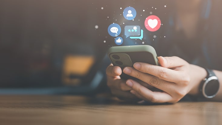 woman using smart phone