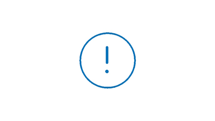 blaues Icon