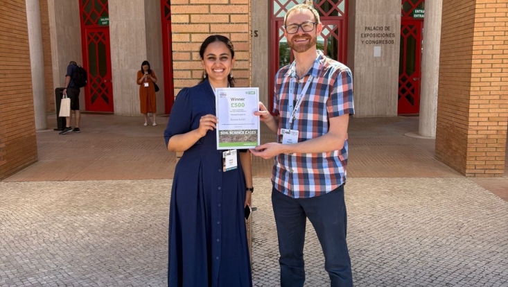 Simran Sekhri Wins 2025 Best Soil Science Case Study Award