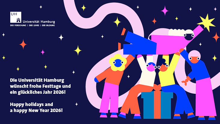 christmas greeting card from UHH in 2025