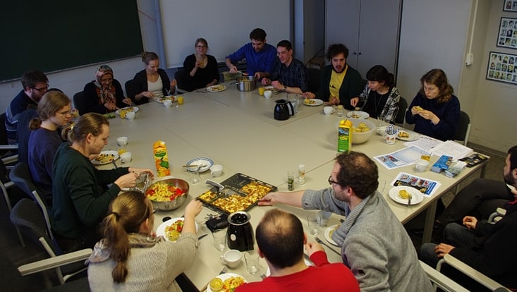 Pictures from the Ph.D. lunch